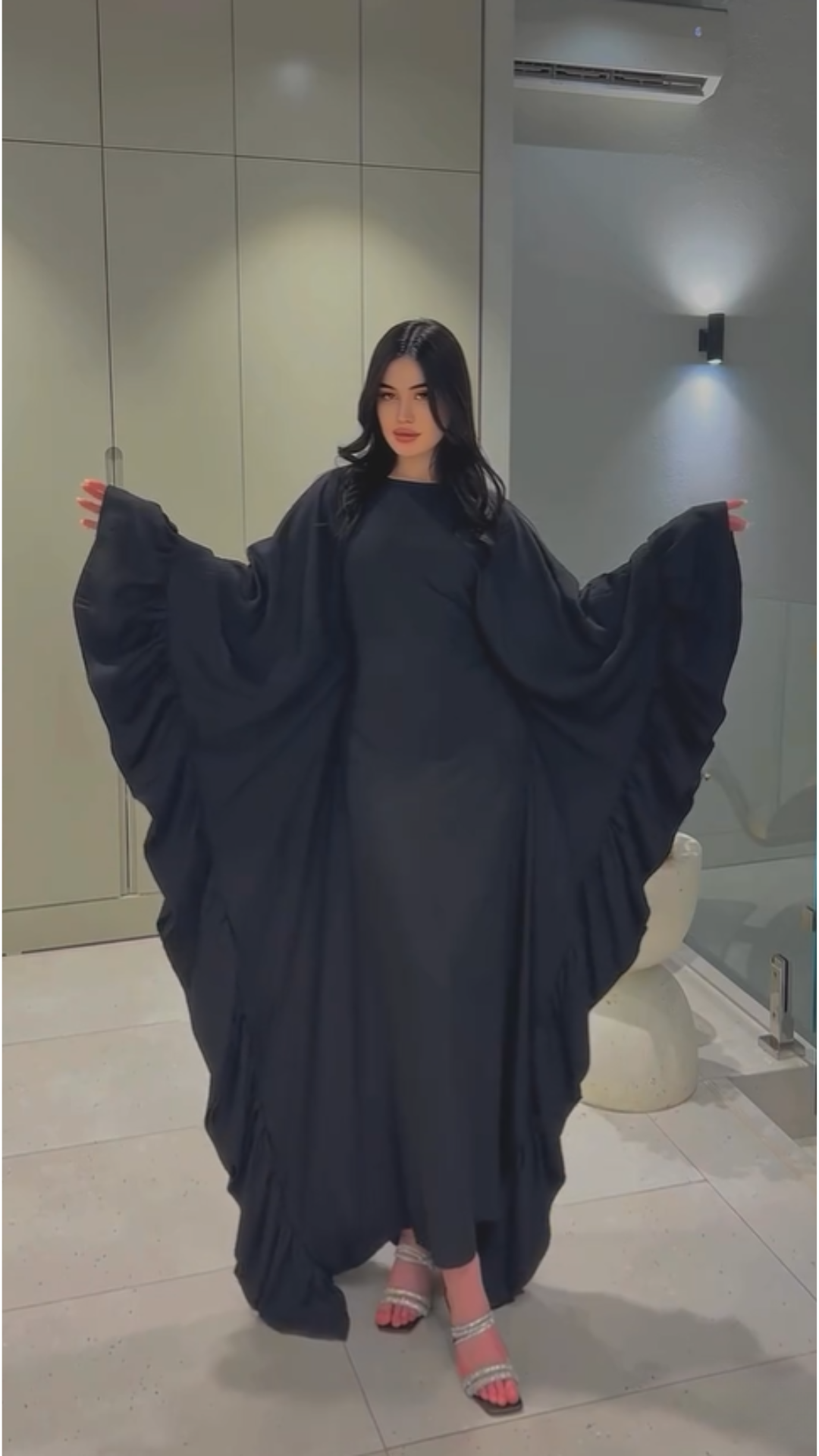 Chic Cloak-Maxikleid