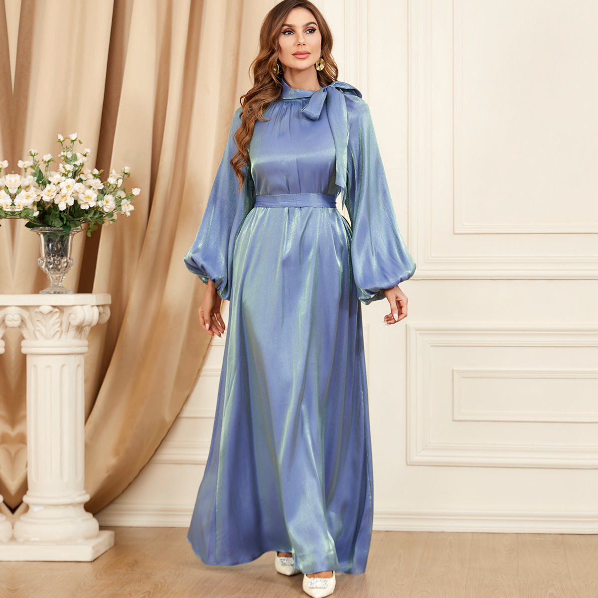 Aurelia Satin Kleid