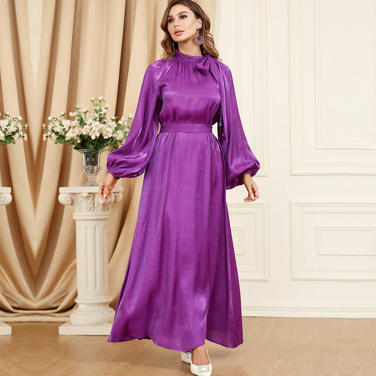 Aurelia Satin Kleid